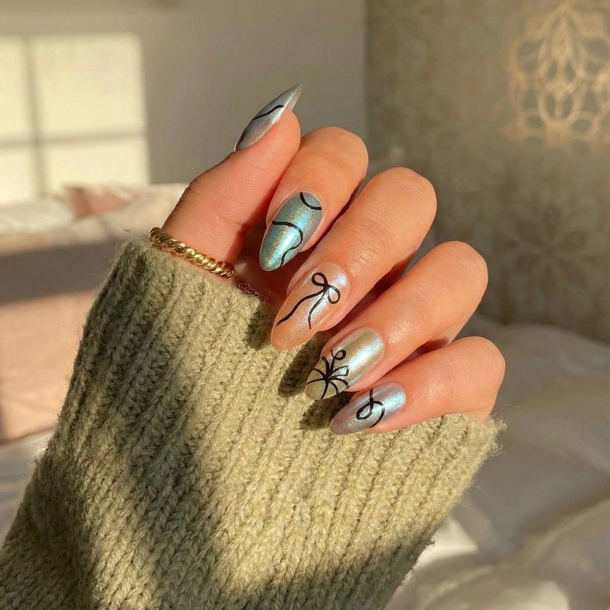 Autumn Allure Press-On Nail Set